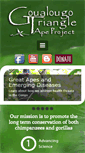 Mobile Screenshot of congo-apes.org
