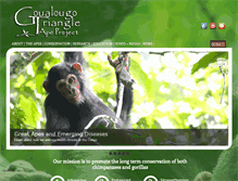 Tablet Screenshot of congo-apes.org